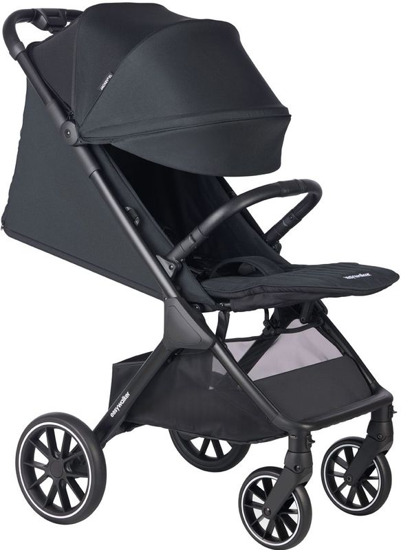Easywalker - Jackey² XL Buggy - Nacht Zwart - Lichtgewicht - Opvouwbaar