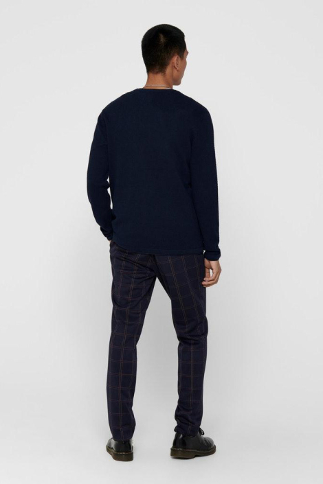 Only & Sons blauwe heren trui