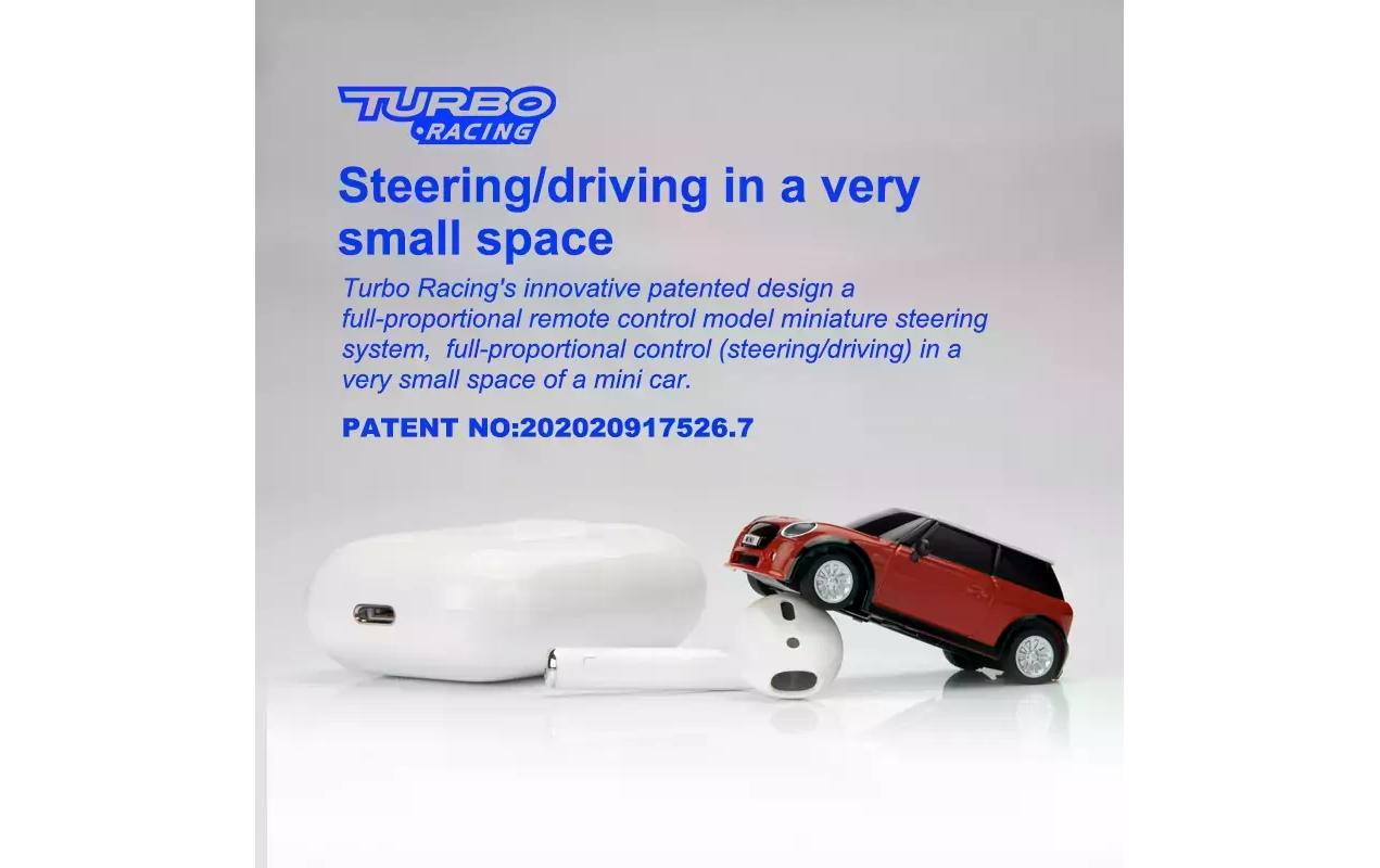 Mini Cooper TR01, RTR, 1:76Vollwertiges RC-Auto im micro Format