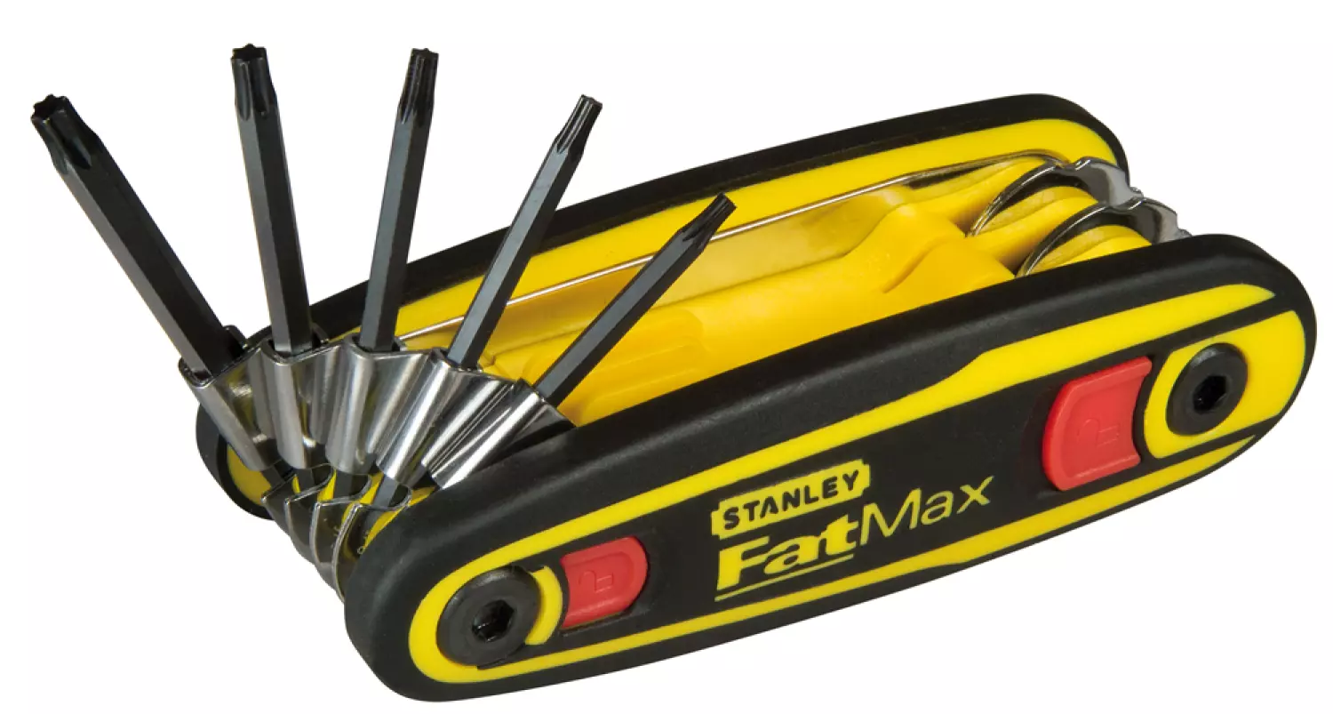 Stanley 0-97-552 8-delige Inbussleutelset - uitklapbaar model - 1,5-8mm