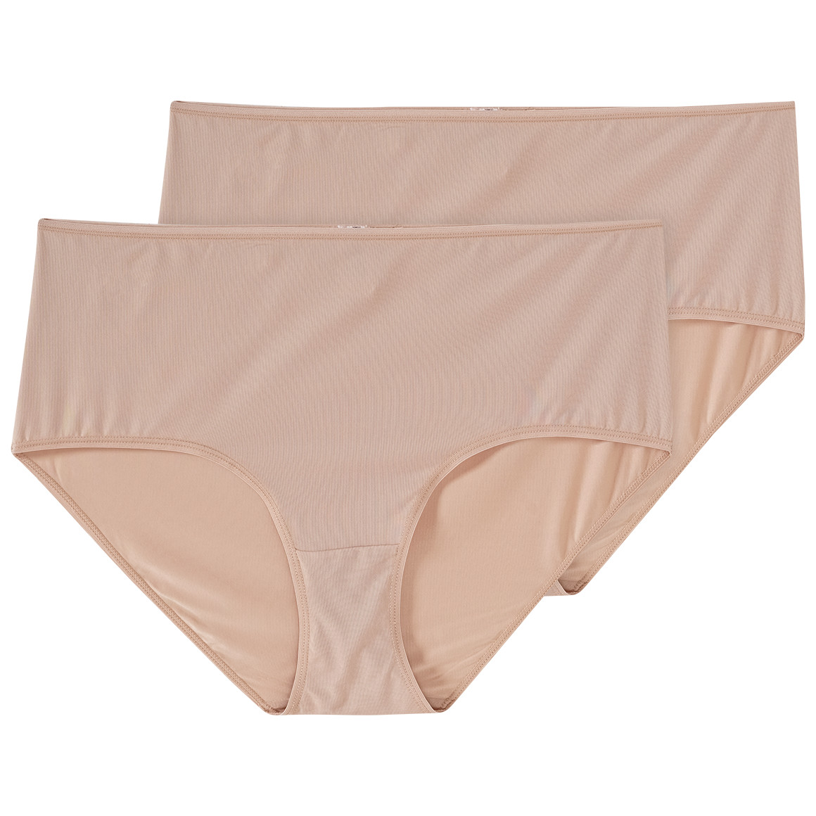 Gina Benotti 2 Damen Pantys aus Mikrofaser beige