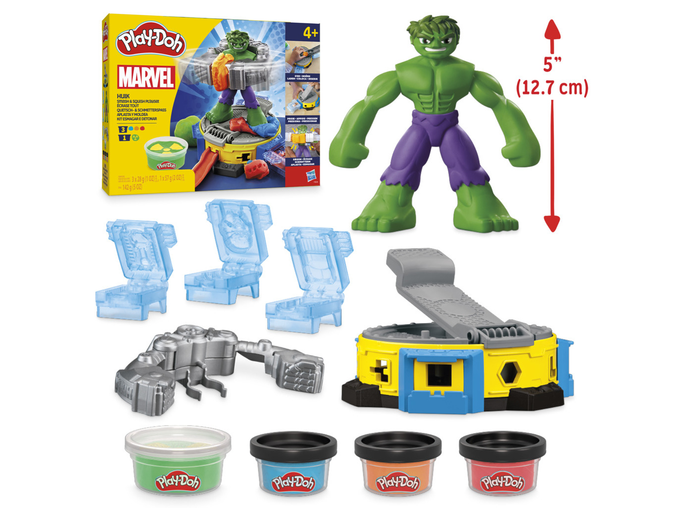 PLAY-DOH MARVEL HULK KIT ESMAGAR E DETONAR