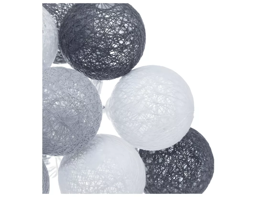 Guirlande Lumineuse Solaire 20 Boules LED sur 4.35 mètres
