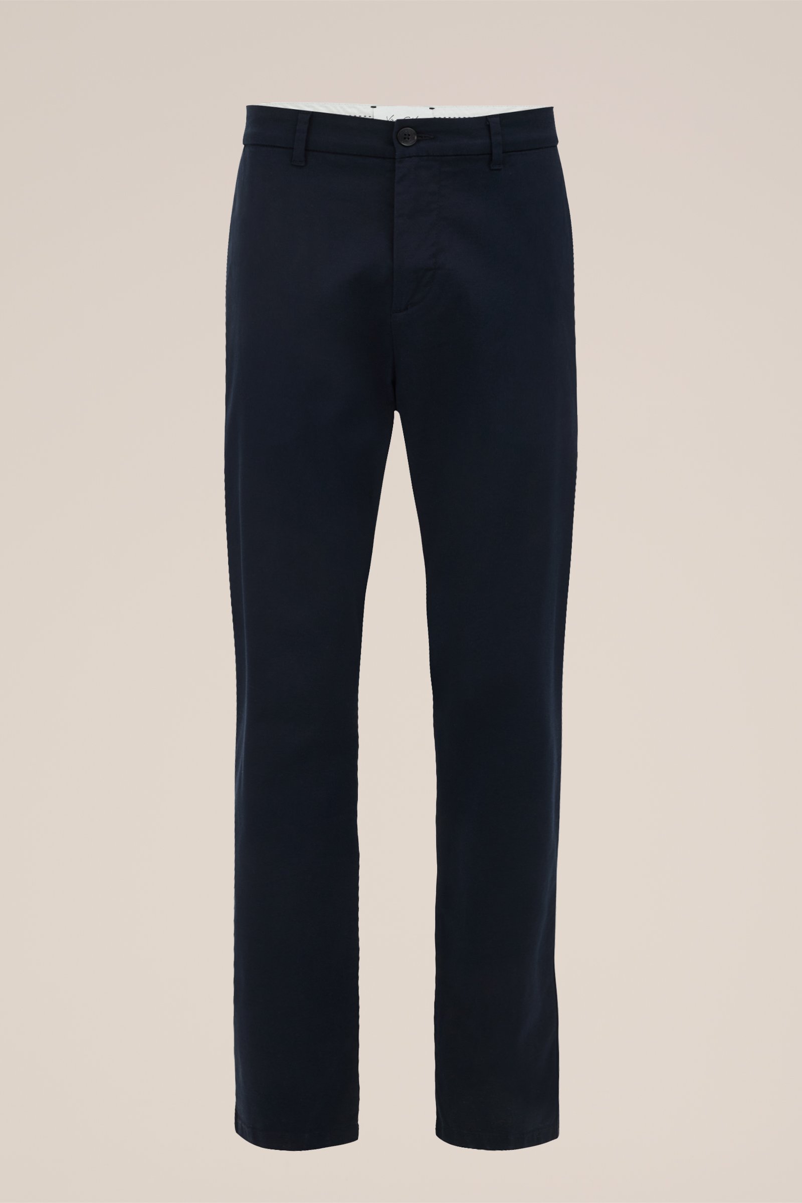 soft touch chino van katoen modal mix Van Gils Donkerblauw