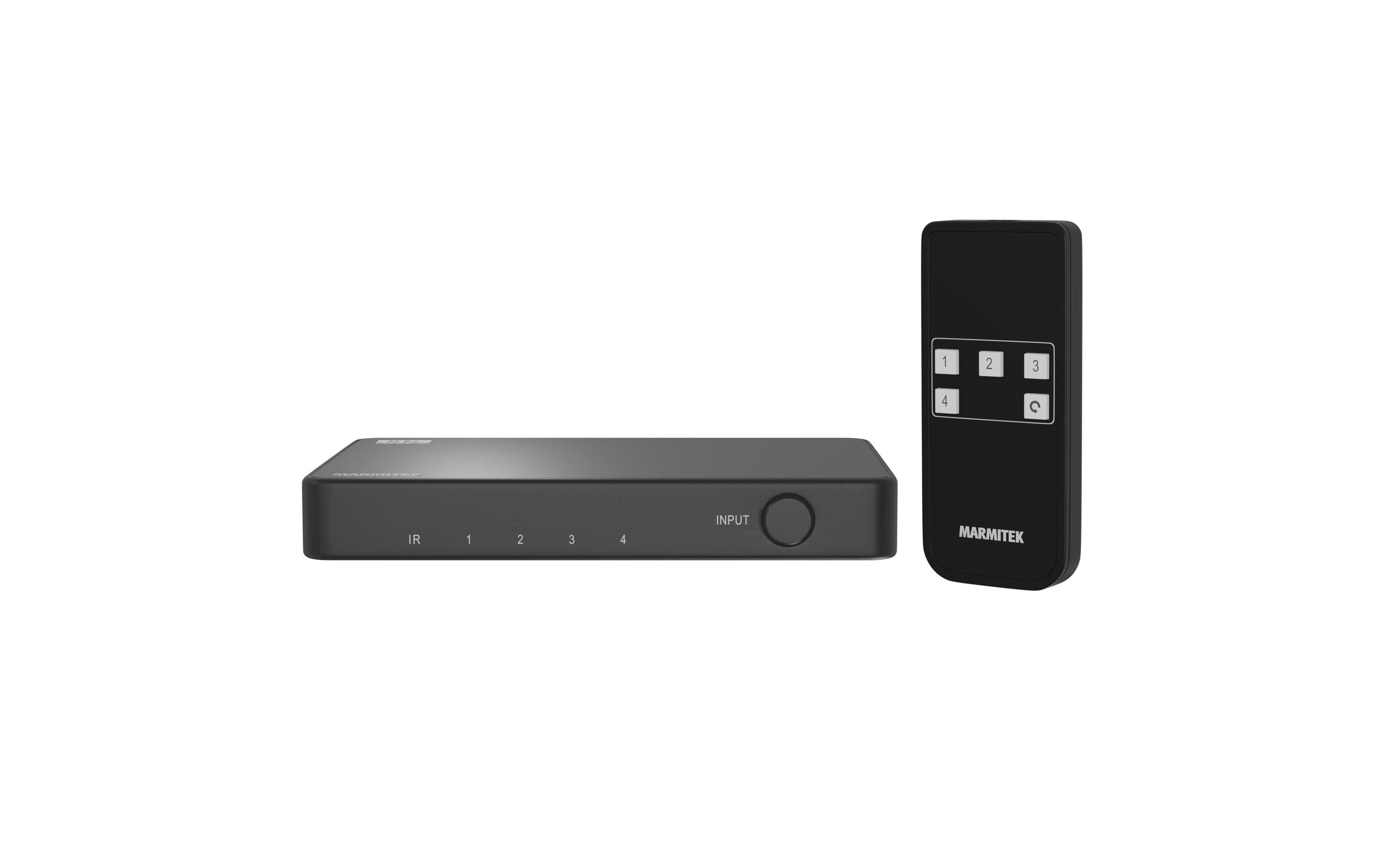 HDMI-Umschalter Connect 740<br>Switch 8K 60 Hz, 4K 120 Hz, HDMI 2.1, 4 Eingänge / 1 Ausgang