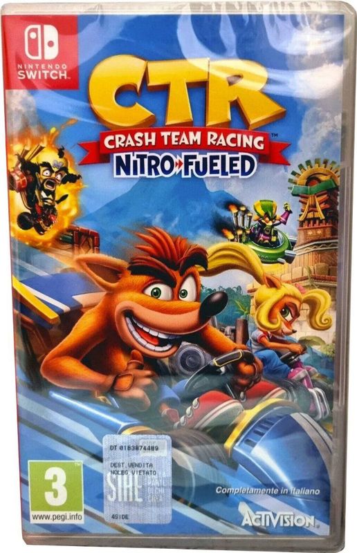 Activision - CTR Crash Team Racing - Nitro-brandstof - Retro Game