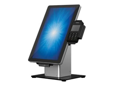 Elo Slim Self-Service Countertop Stand - Stativ - for salgspunktterminal - svart/sølv - for Elo 1502L, 2002L, 2202L, 2402L, 2702L; I-Series ESY15i2,