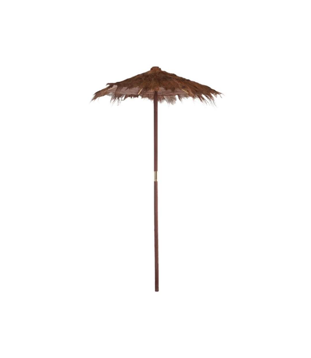 Paris Prix - Parasol En Bois cocotier 150cm Marron