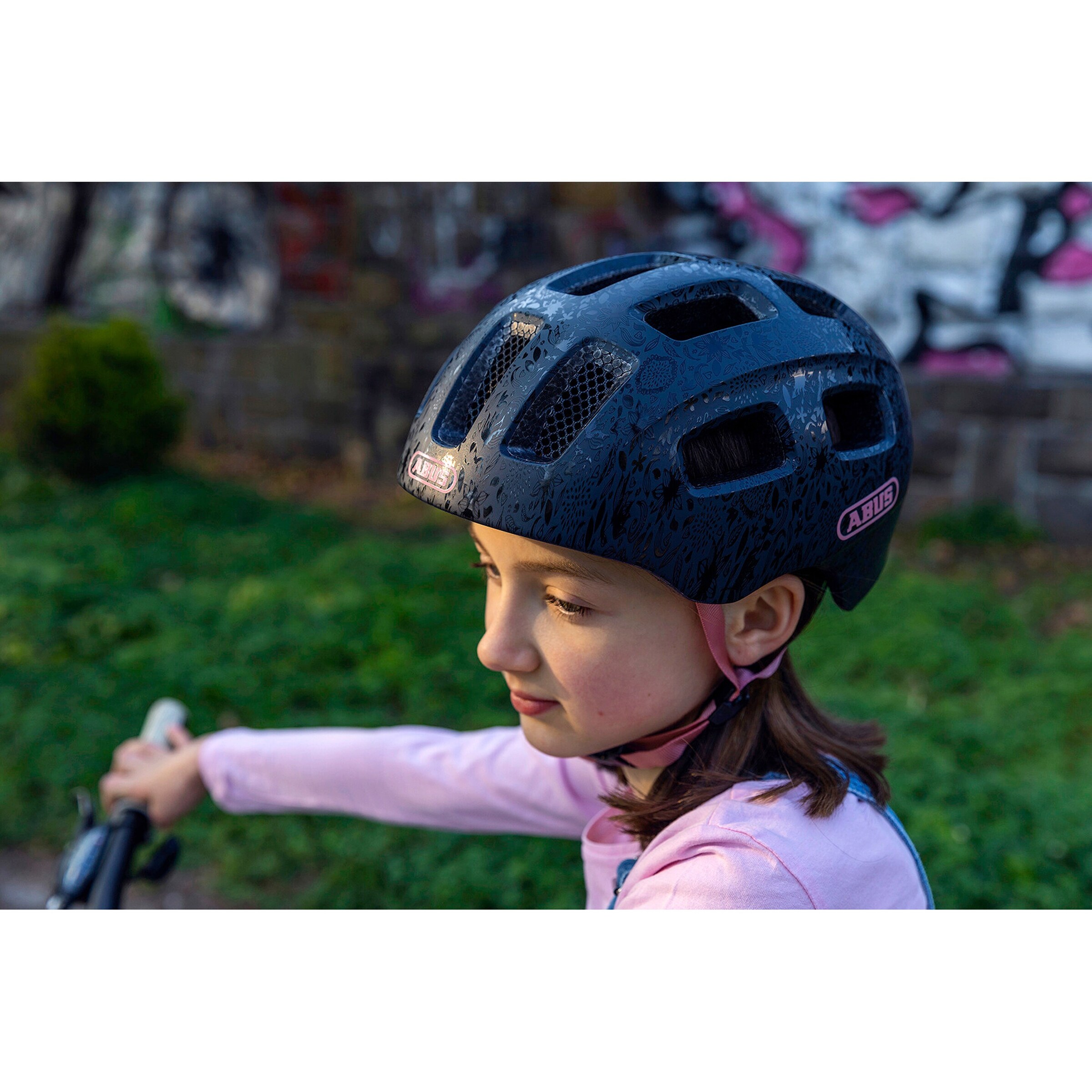 ABUS Fahrradhelm Youn-I 2.0 black violet