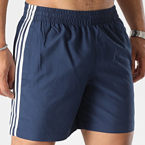 Short De Bain A Bandes Originals 3 Stripes HT4407 Bleu Marine