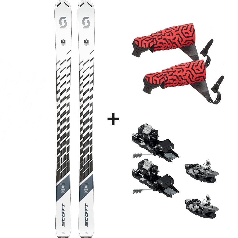 Scott Superguide 88 22/23 Tourenski Komplettset & Look Bindung & Fell