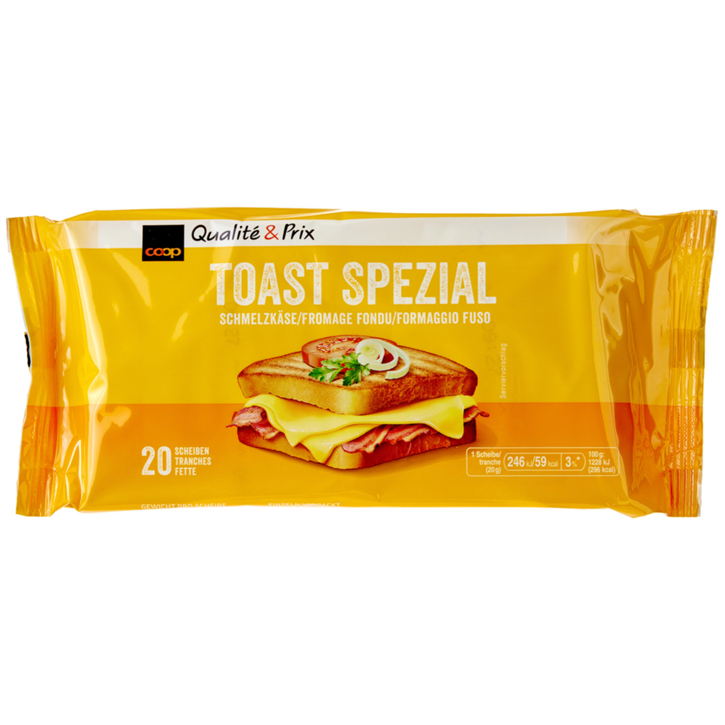 Toast Spezial Schmelzkäse 20 Scheiben