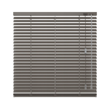 KARWEI aluminium jaloezie gewoon raam 28402 geborsteld metaal 25 mm op maat