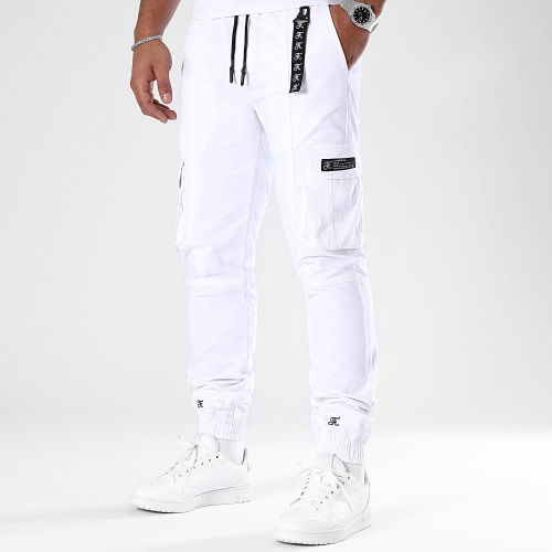 Pantalon Cargo Regular 1165 Blanc