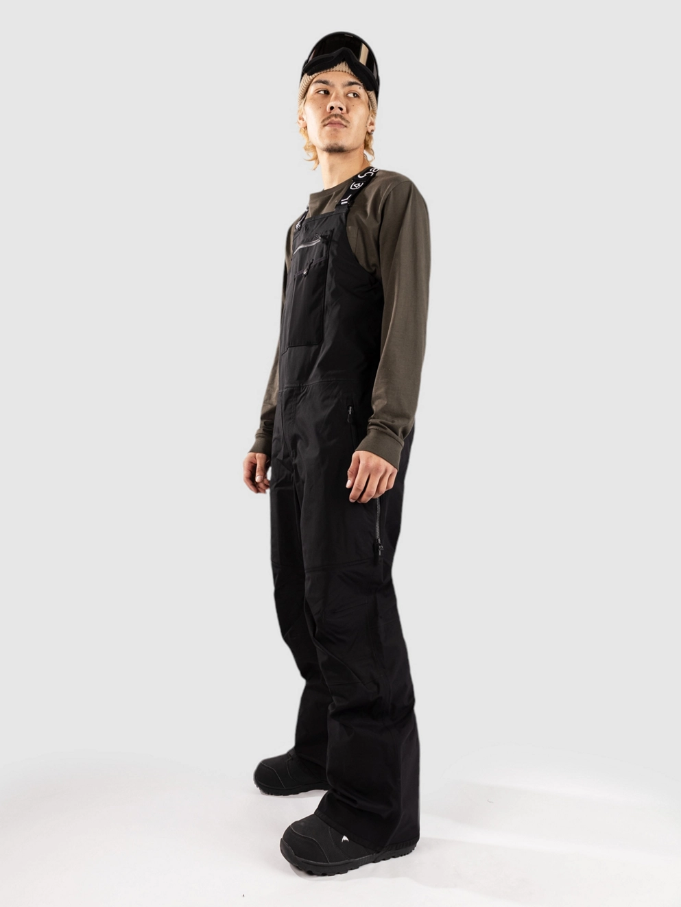 Coal Strickland Bib Pants black