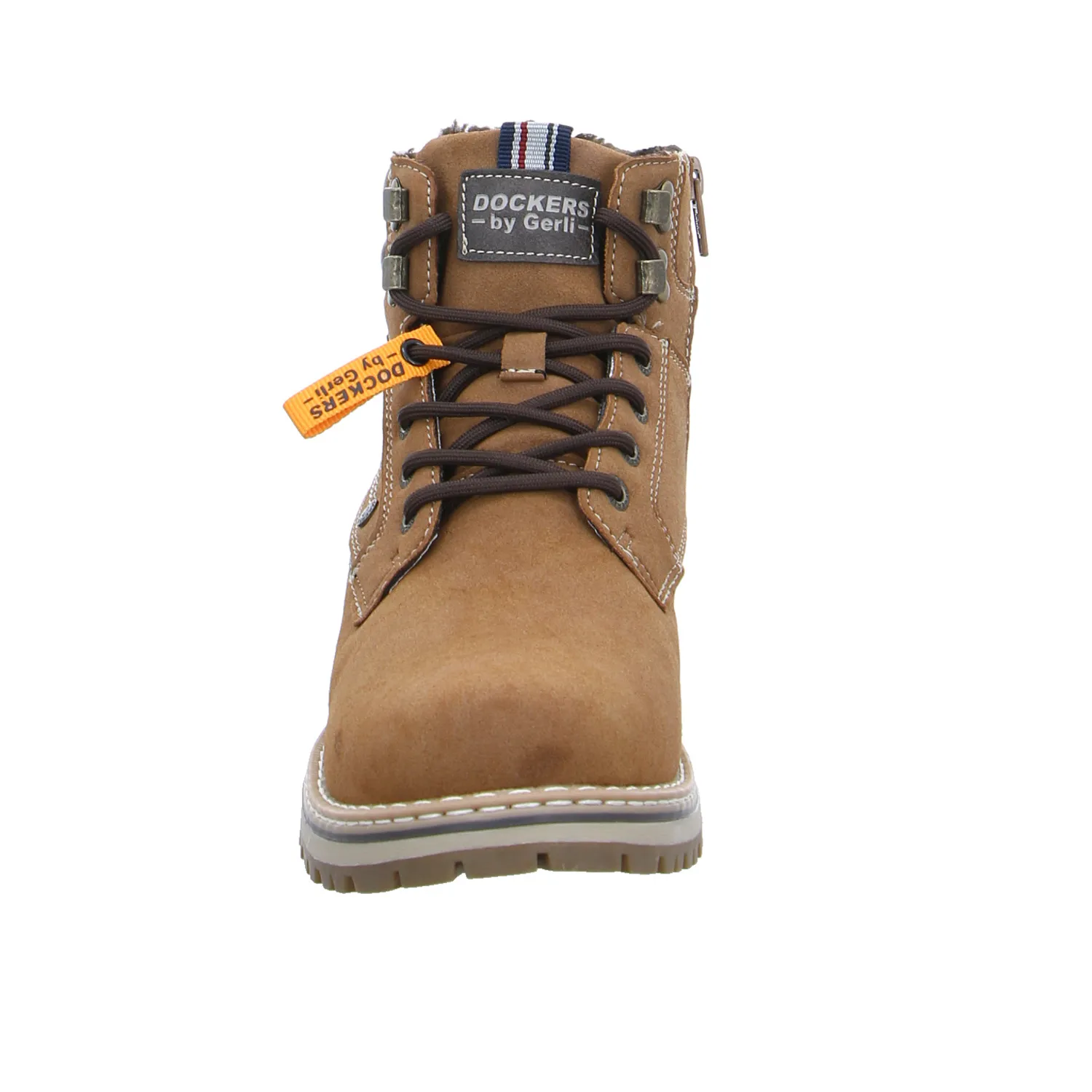 DOCKERS Winter-Boots Cognac Lederimitat