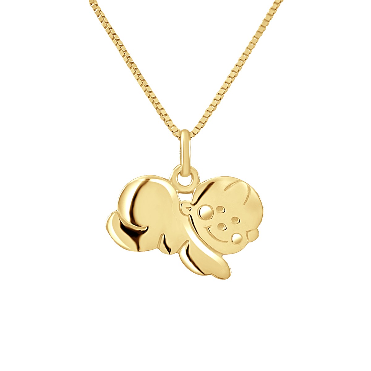 Pendentif BÉBÉ ANGE - Or Jaune