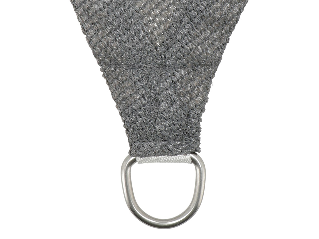 Livn Iseo driehoek HDPE 5 meter schaduwdoek - Grey
