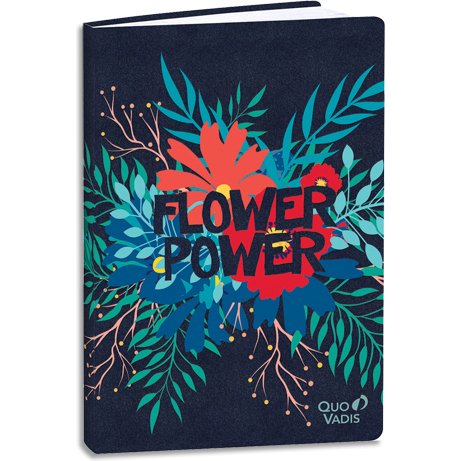 Quo Vadis - Carnet de notes - Jungle spirit - Multicolore - Pages Lignées - 15x21 cm