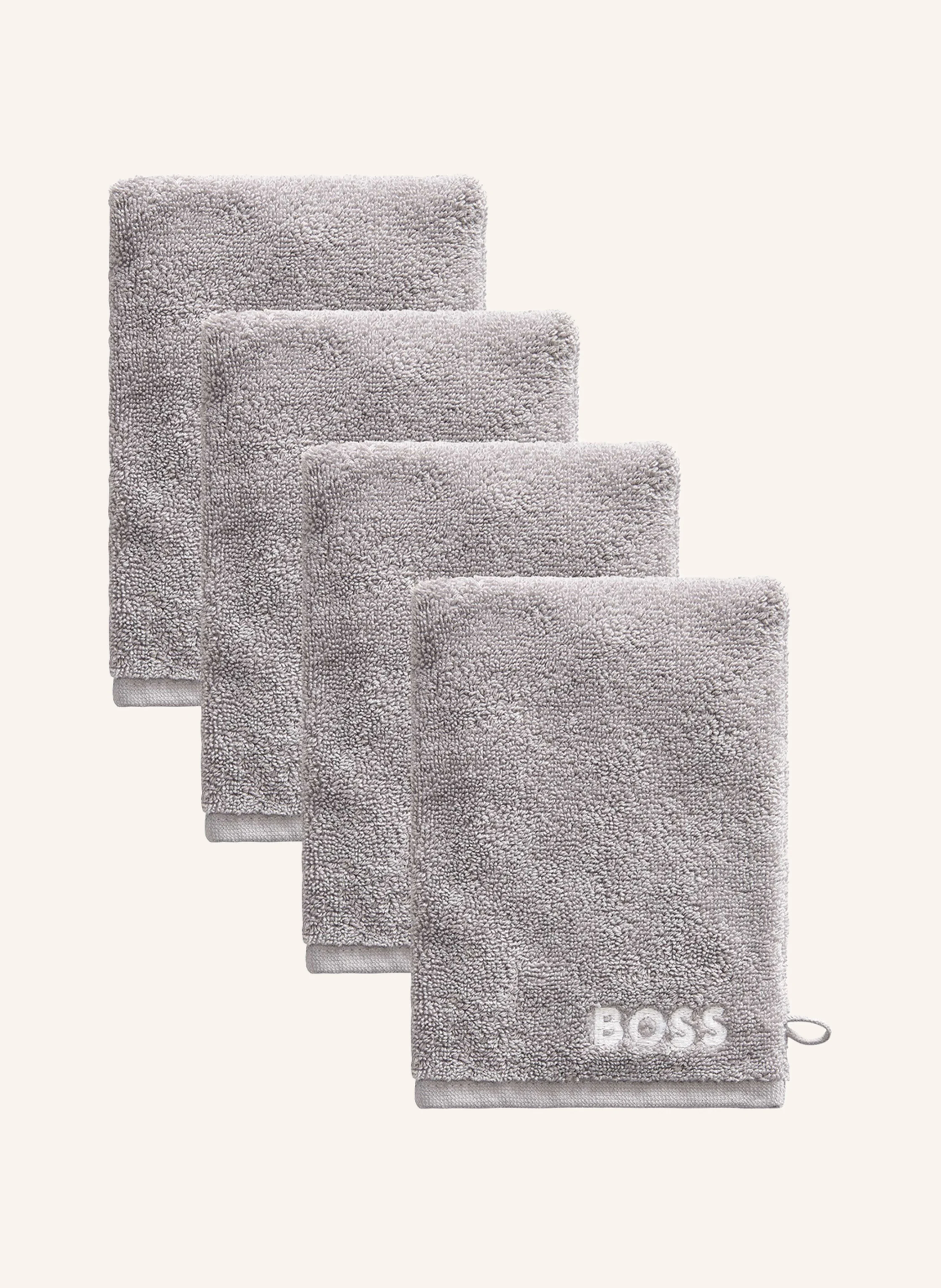 BOSS 4er-Set Waschhandschuhe 4ER-SET WASCHHANDSCHUHE