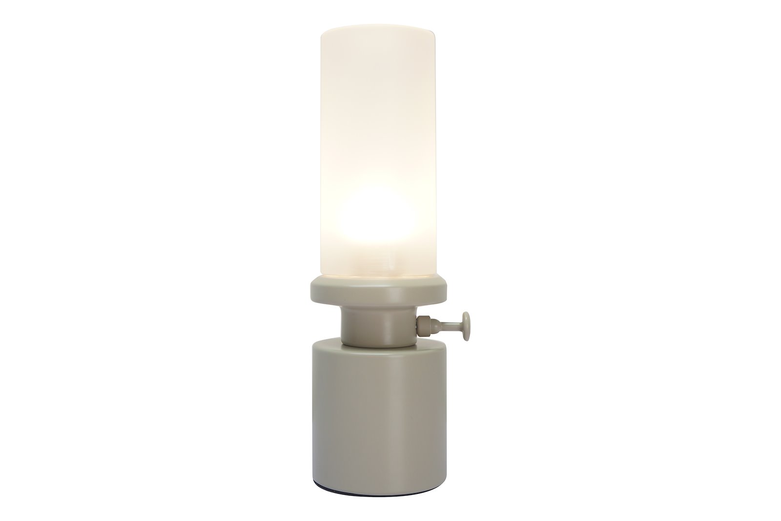 Hafjell bordlampe Beige med dimmer, 2W LED, lades med medfølgende USB C kabel. Lithium 3600mah batterier