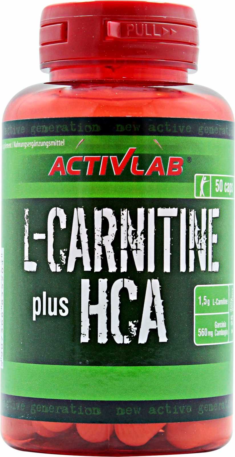 Activlab L-Carnitina HCA Plus 50 cápsulas