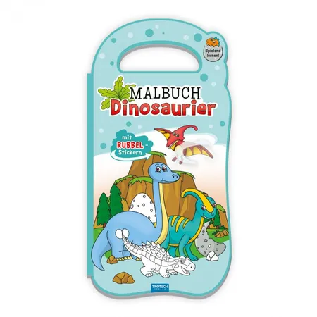 Trötsch Malbuch Rubbelsticker 