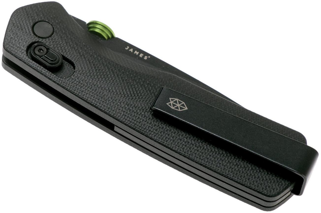 The James Brand The Carter, black G10, black zakmes KN108113-00