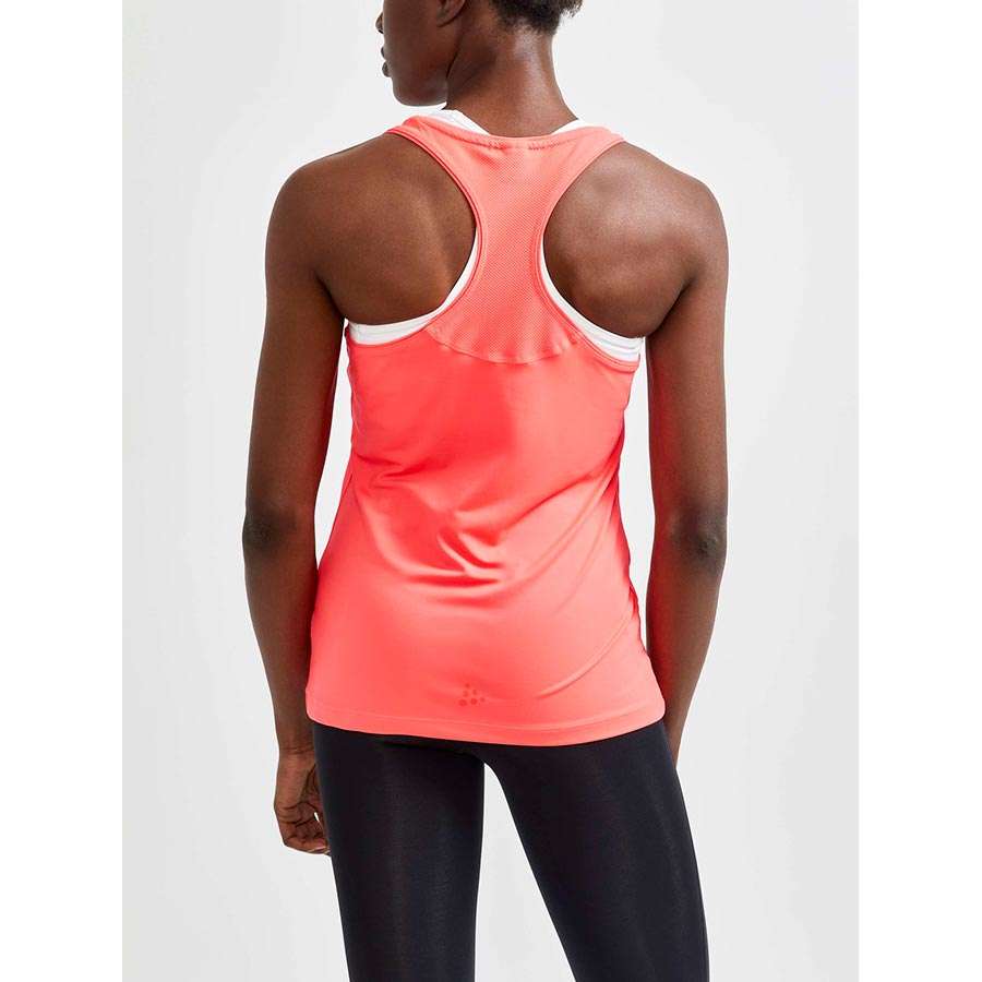 Craft ADV Essence Hardloopshirt Zonder Mouwen Lichtroze Dames