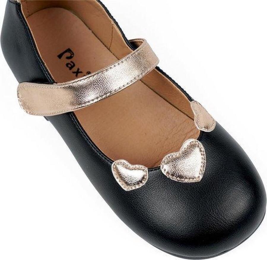 Paxico Shoes | Shimmery Chic | Meisje Ballerina's Zwart