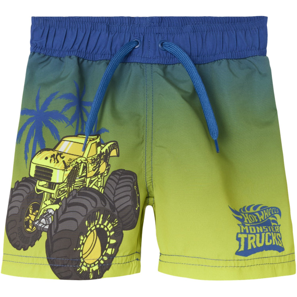 Køb Name It Limoges Muz Hot Wheels Long Badeshorts