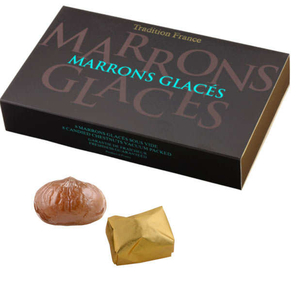 Marrons glacés Corsiglia sous vide en étui
