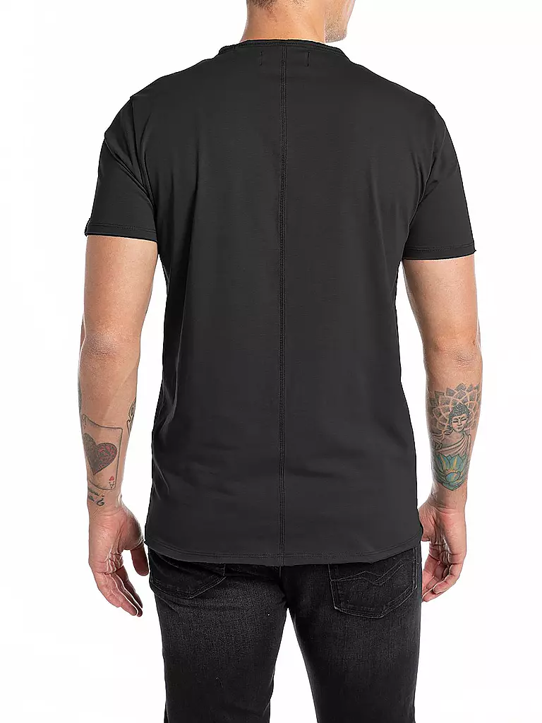 REPLAY T-Shirt  schwarz
