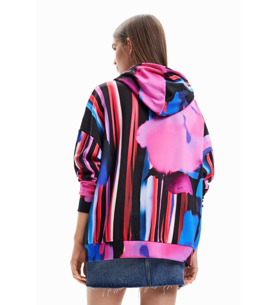 Moletom oversized Desigual Mickey Mouse multicolorido