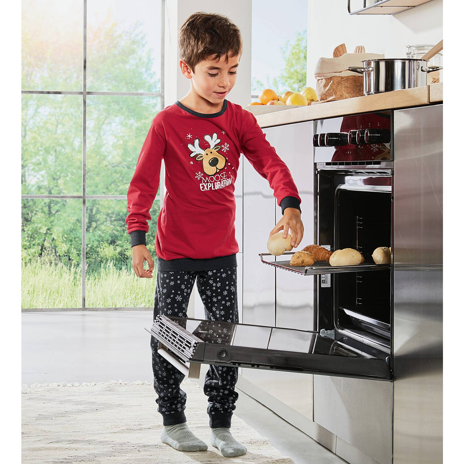 Erwin Müller Single-Jersey Kinder-Schlafanzug