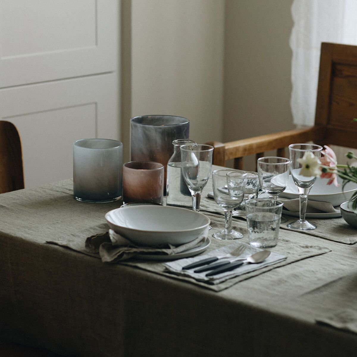 Galette vinglass low, clear