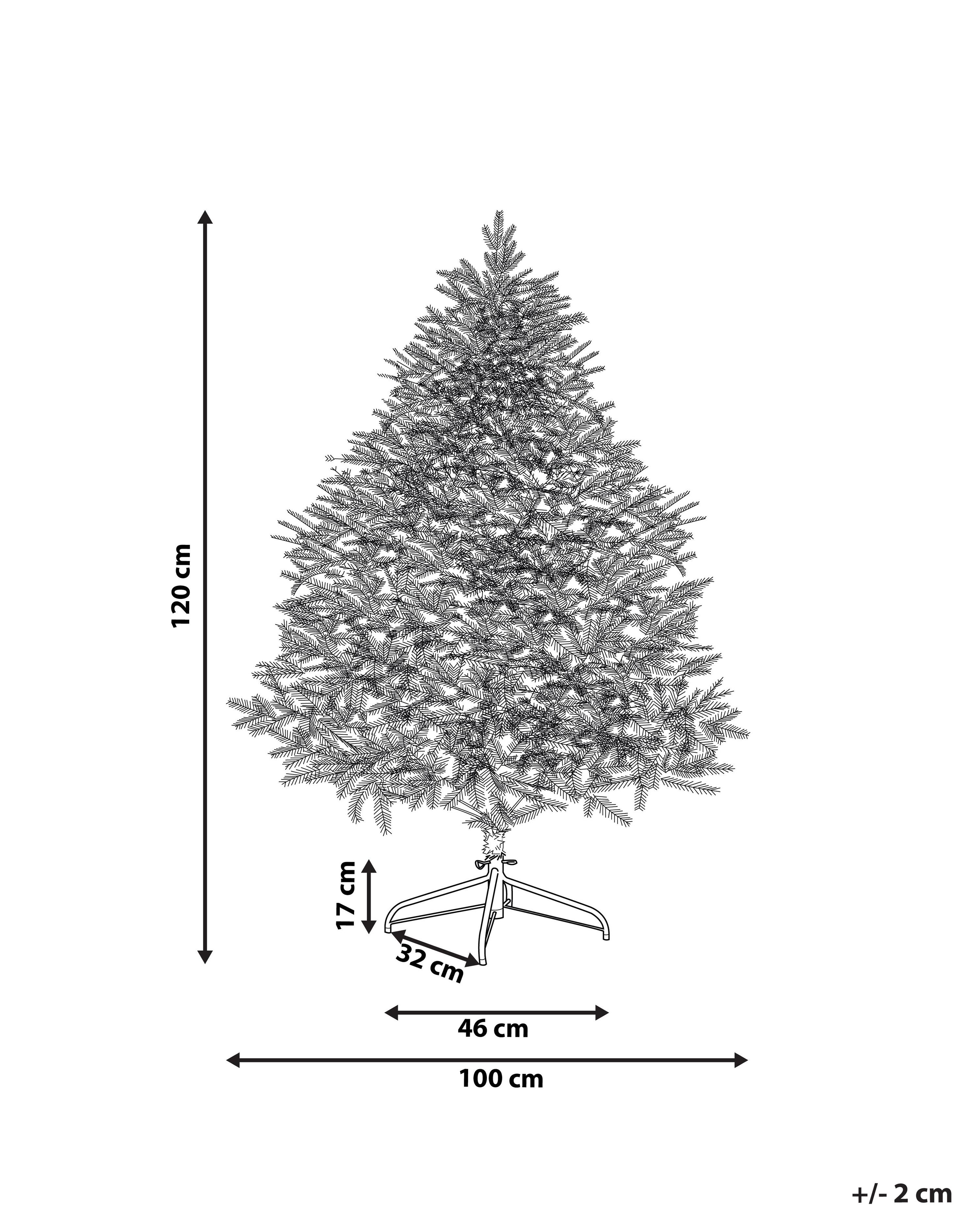 Kunstkerstboom FARNHAM 120 cm Blauw