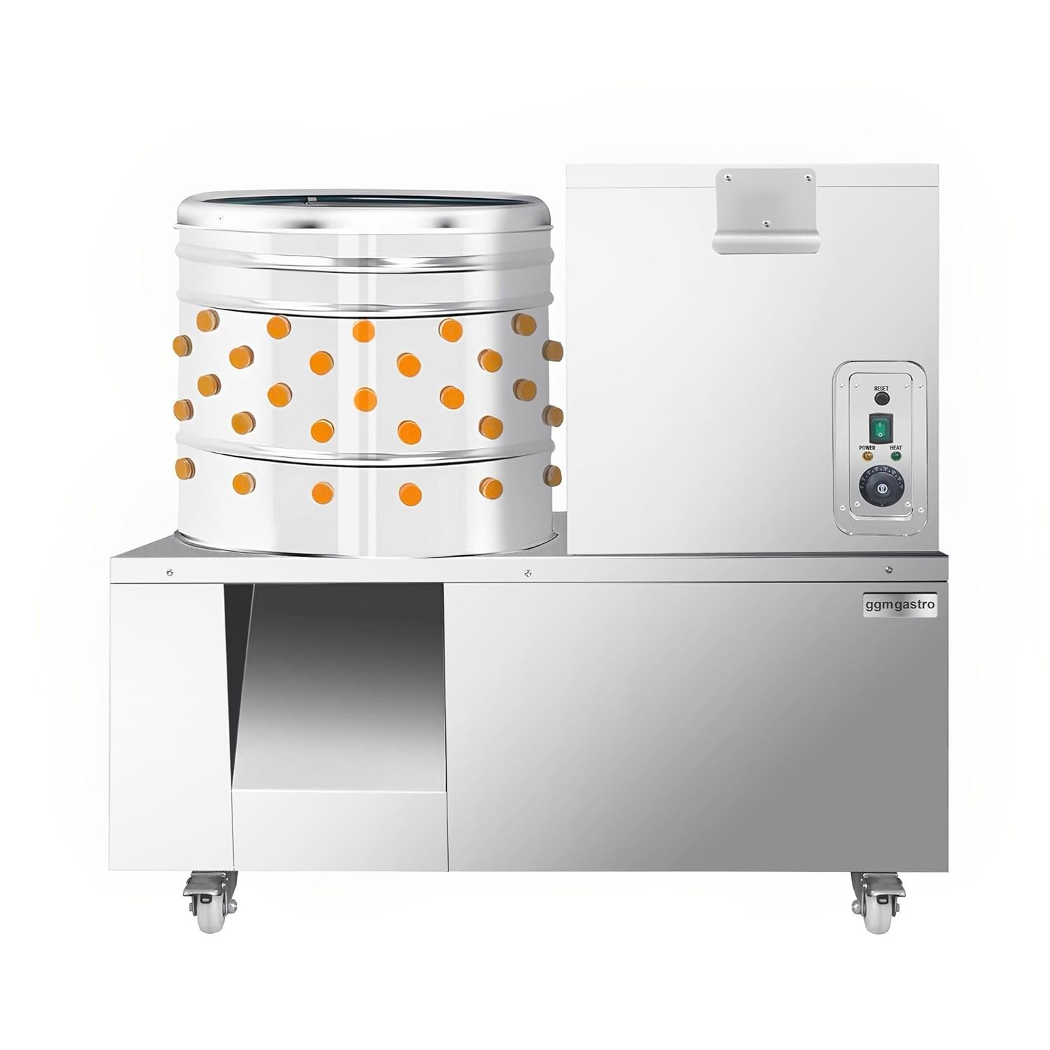 GGM Gastro | GRMWX50 | 2-in-1 Rupfmaschine & Brühkessel für Geflügel - Trommel Ø 500mm