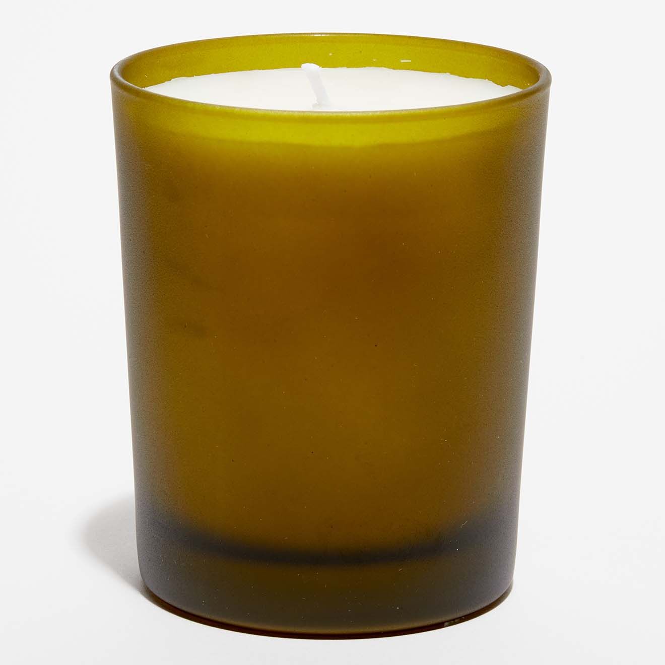 Hypsoé Bougie parfumée verre coloré dépoli Boréal  - 1 mèche 50h