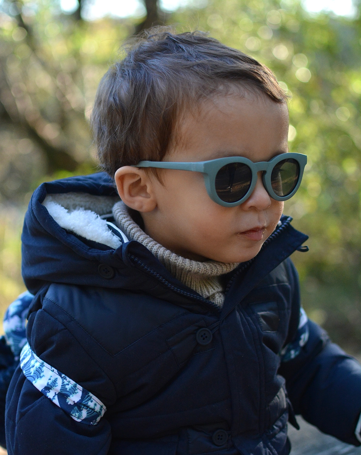 Sonnenbrille HAPPY in baltikblau
