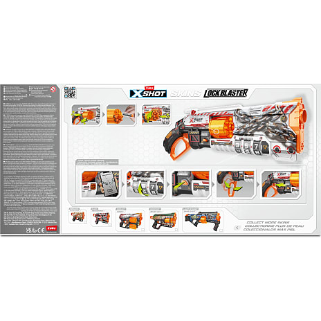 X-Shot Skins Lock Blaster med 16 pile