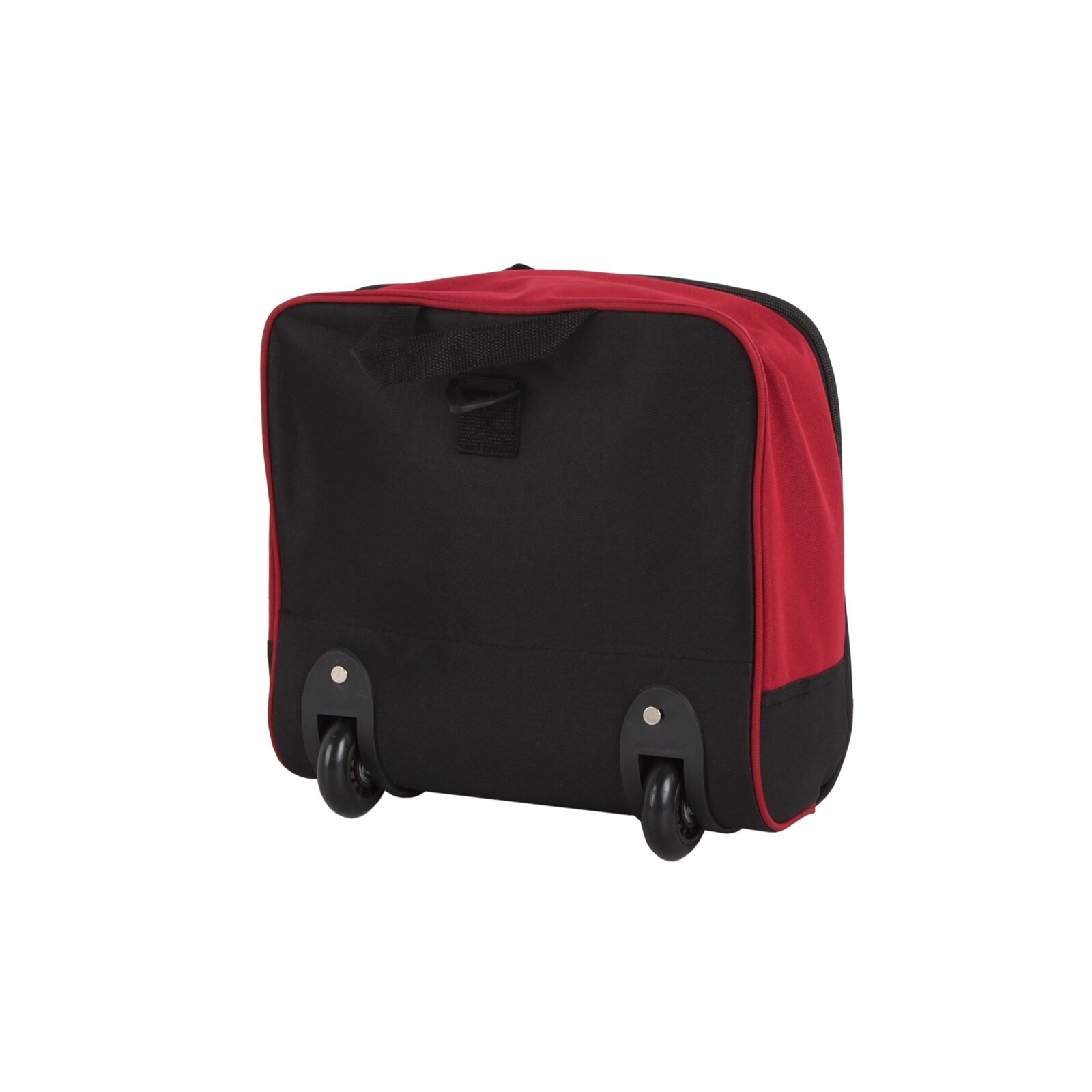 NTK-Collection Reisetasche auf Rollen Rochester Schwarz Rot
