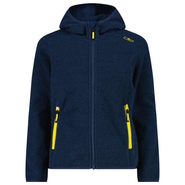 CMP - Girl's Jacket Fix Hood Jacquard Knitted 3H19825 - Veste polaire