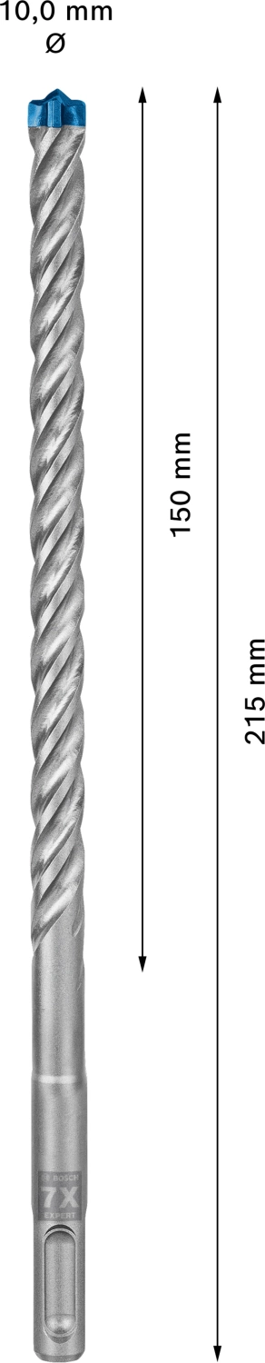 Bosch 2608900098 EXPERT Hamerboor SDS plus-7X - 10x150x215mm