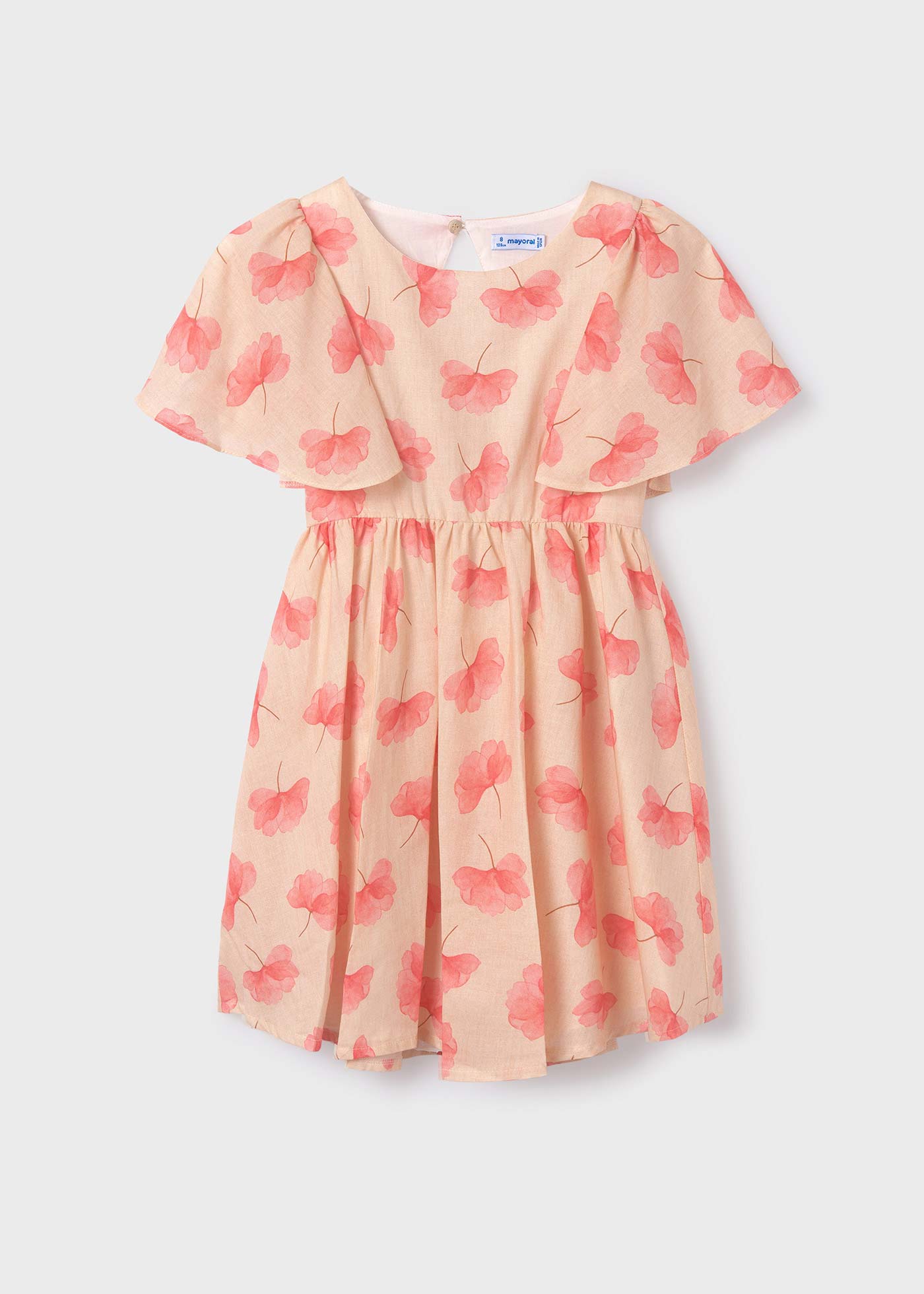 Vestido infantil Tulip com estampa batista