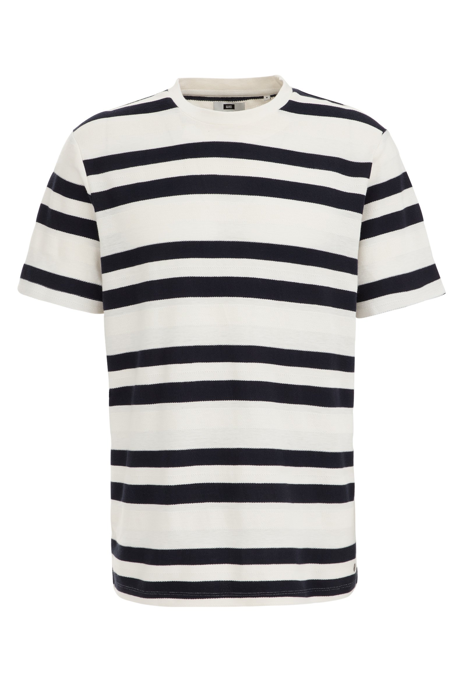 T-shirt met dessin WE Fashion Donkerblauw