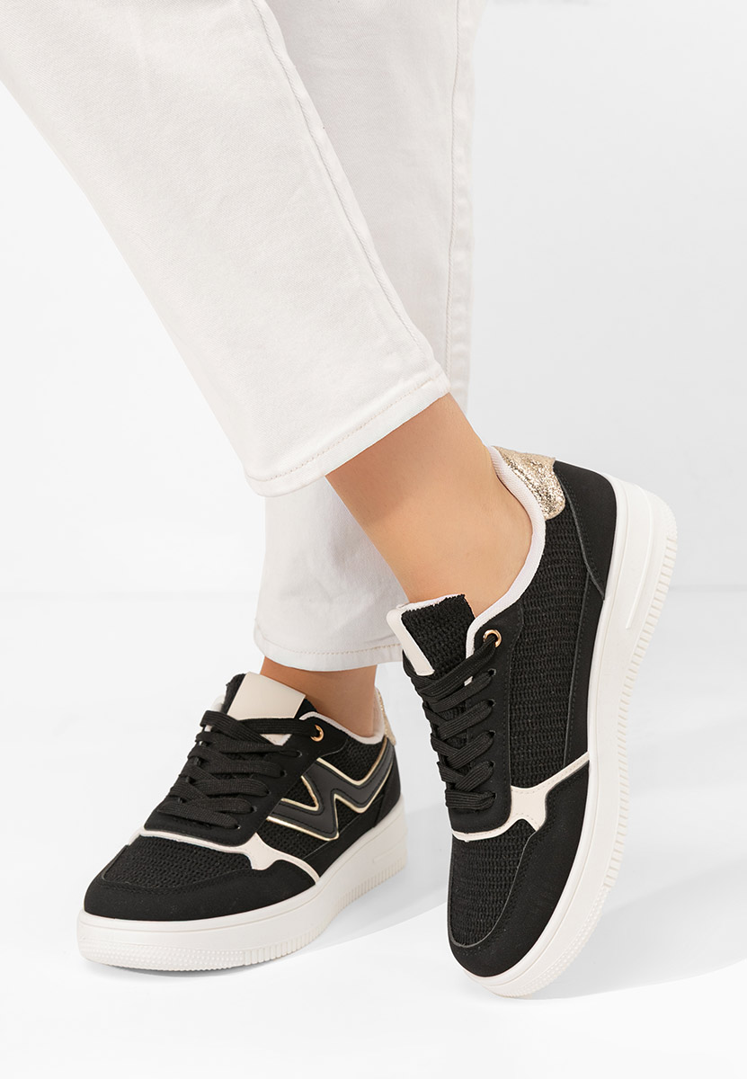 Baskets pour femme noirs Avrila