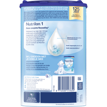 Nutrilon 1 Volledige Zuigelingenvoeding - Baby 0-6 Maanden 800g