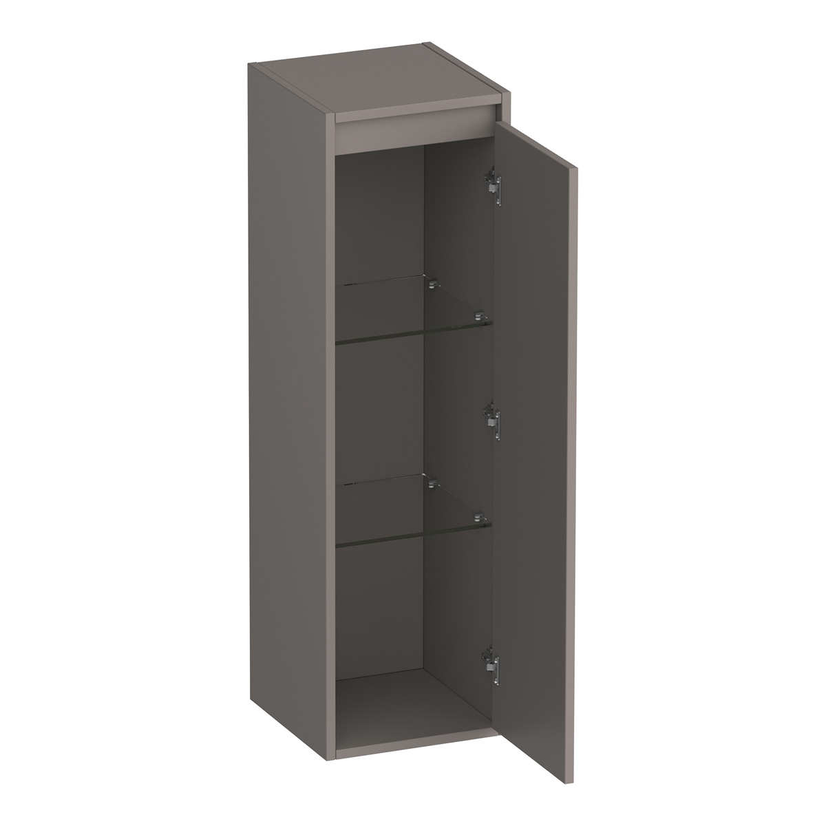 Brauer Adore Wavy kolomkast 120cm rechtsdraaiend taupe mat