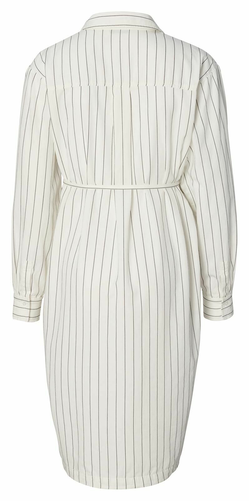 Noppies Maternity Jurk met voedingsfunctie Diego - Cream Thin Stripe